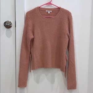 NEVER WORN!! Side slit/tie sweater